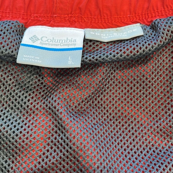 Columbia | Mesh Lined Swim Trunks‎ | Red | Men’s Large - Picture 10 of 13